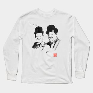 Laurel And Hardy Long Sleeve T-Shirt